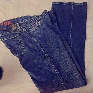 Guess Low Rise, Flare Stretch Jeans